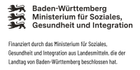 Finanziert durch das Ministerium für Soziales, Gesundheit und Integration aus Landesmitteln, die der Landtag von Baden-Württemberg beschlossen hat.(2)